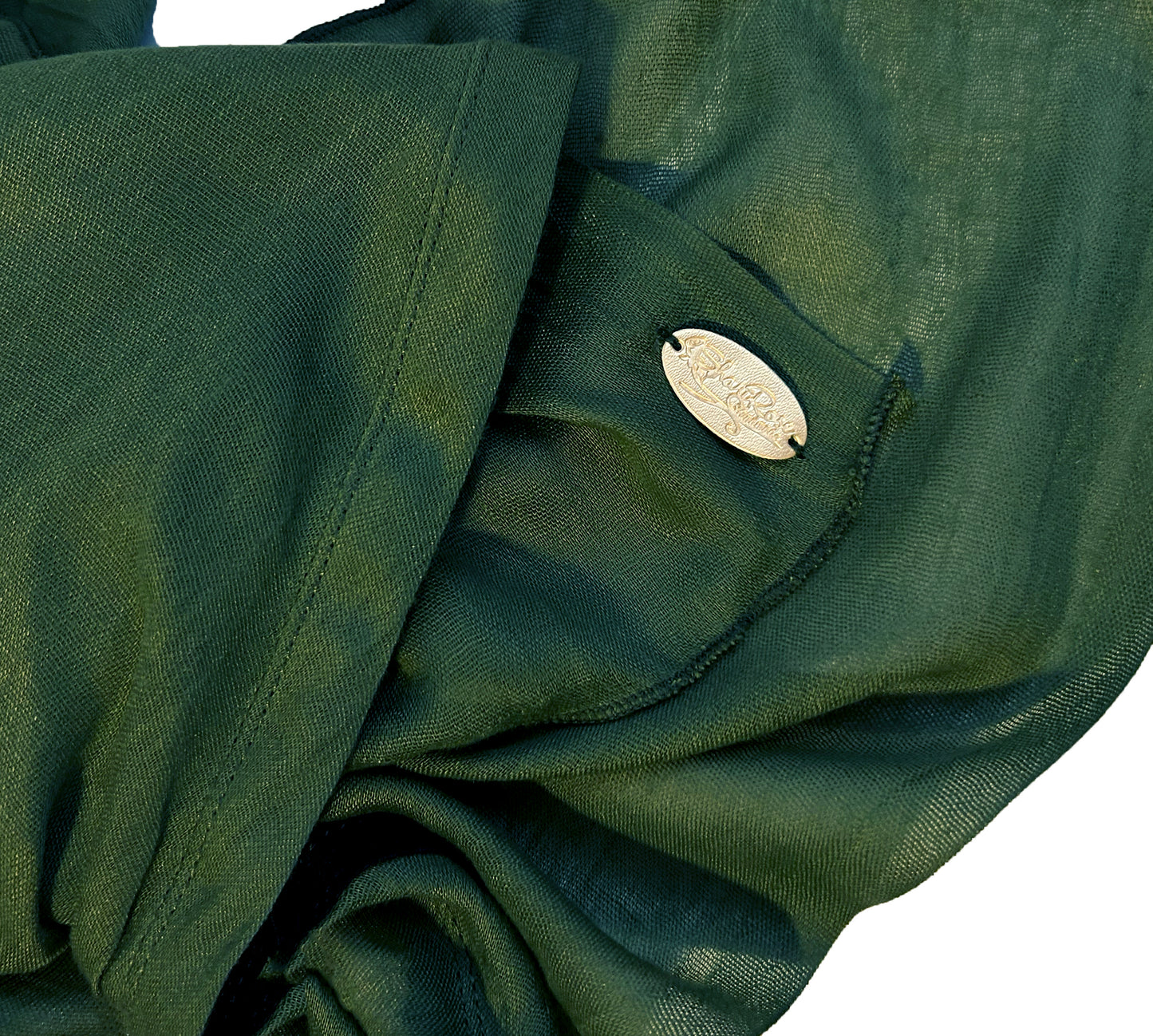 Forest green non slip headscarf