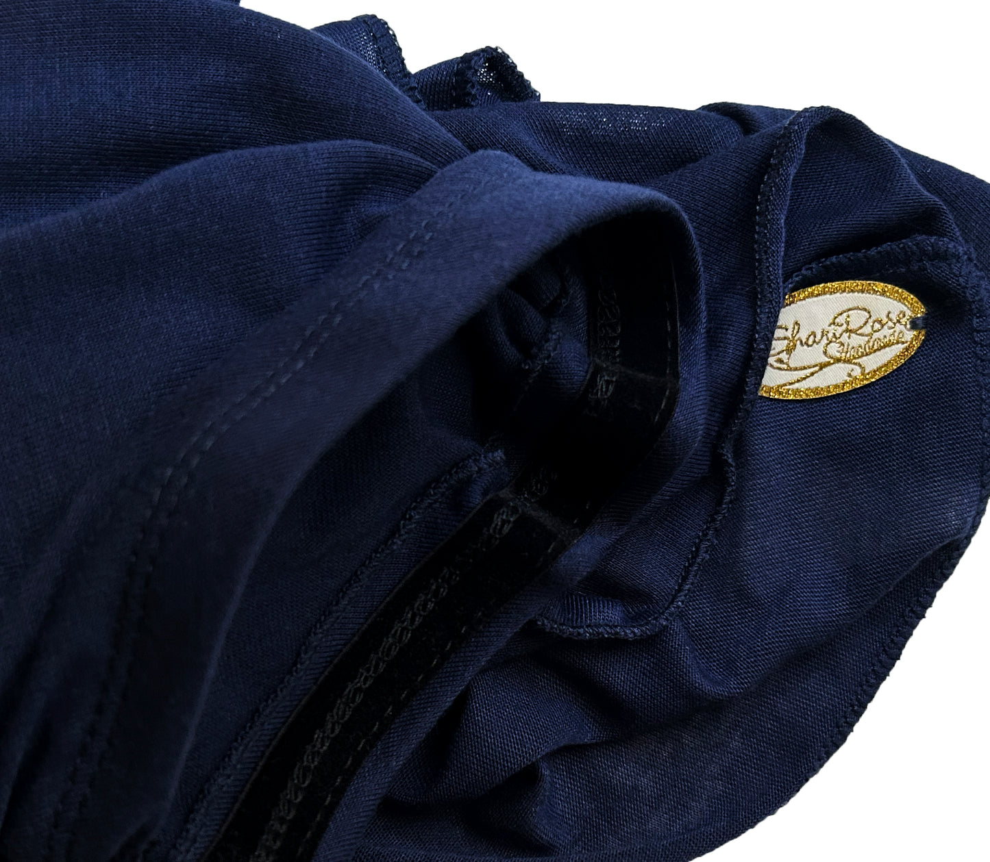 Deep navy blue non slip lightweight headscarf