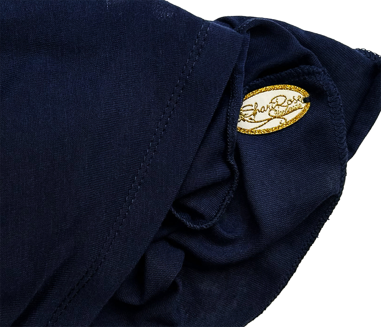 Deep navy blue non slip lightweight headscarf