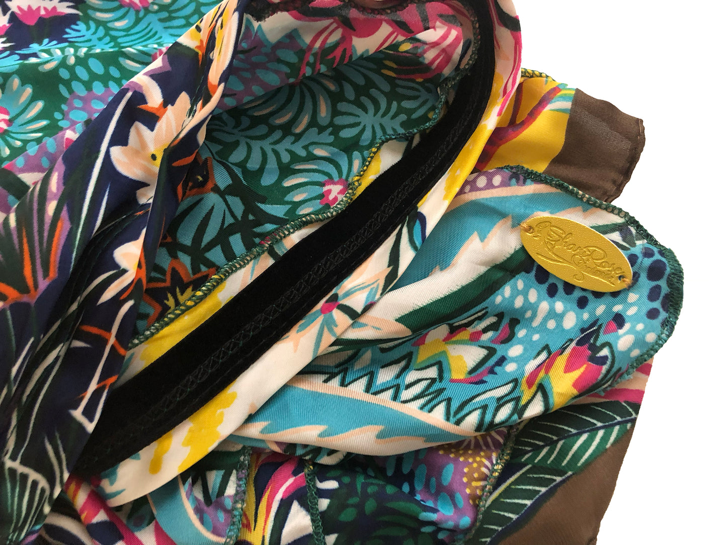 Jungle silky non slip headscarf sparkles