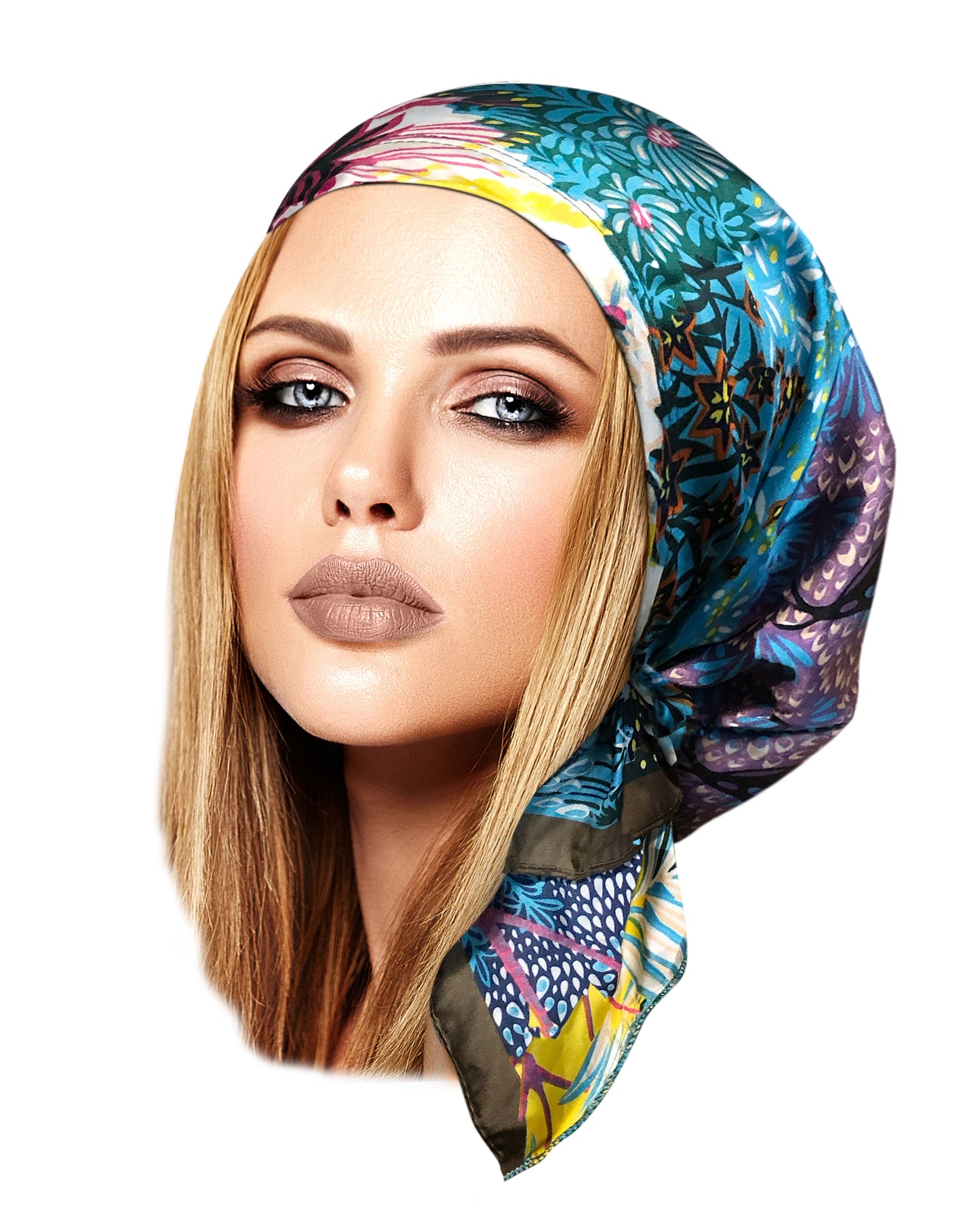 Jungle silky non slip headscarf sparkles