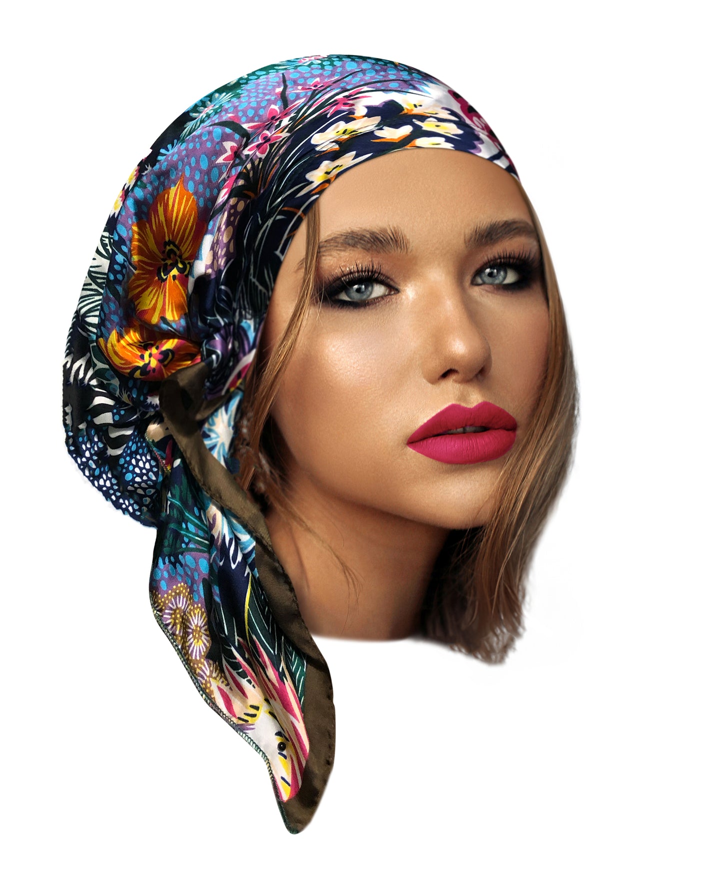 Jungle silky non slip headscarf sparkles