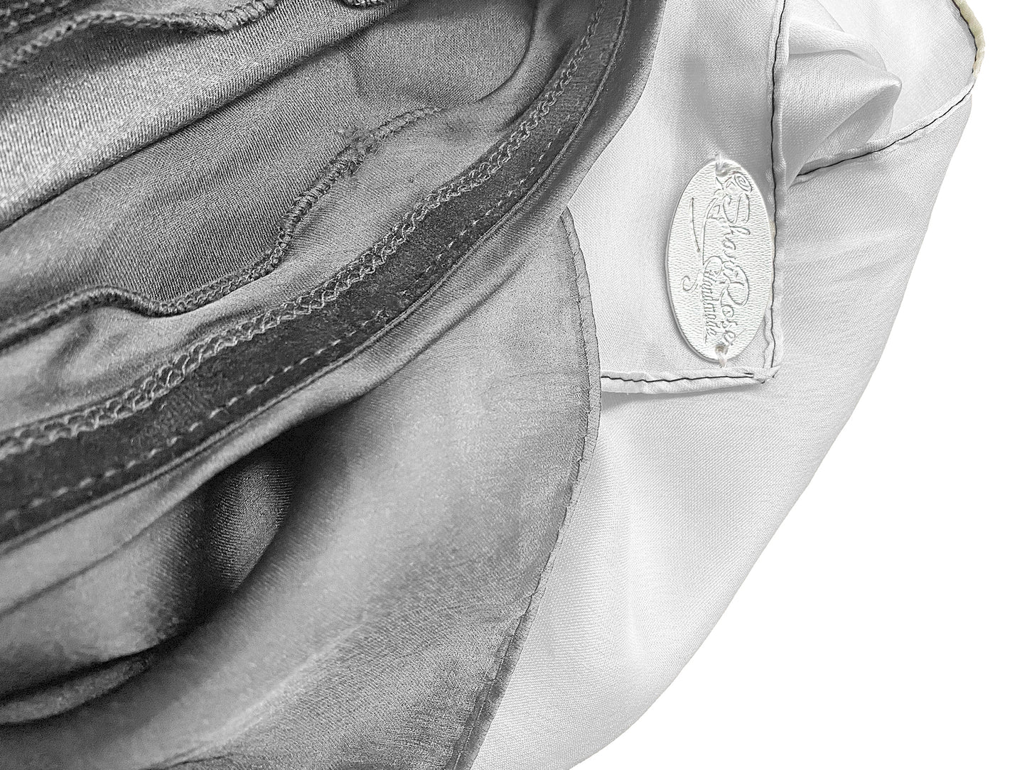 Gray white non slip headscarf