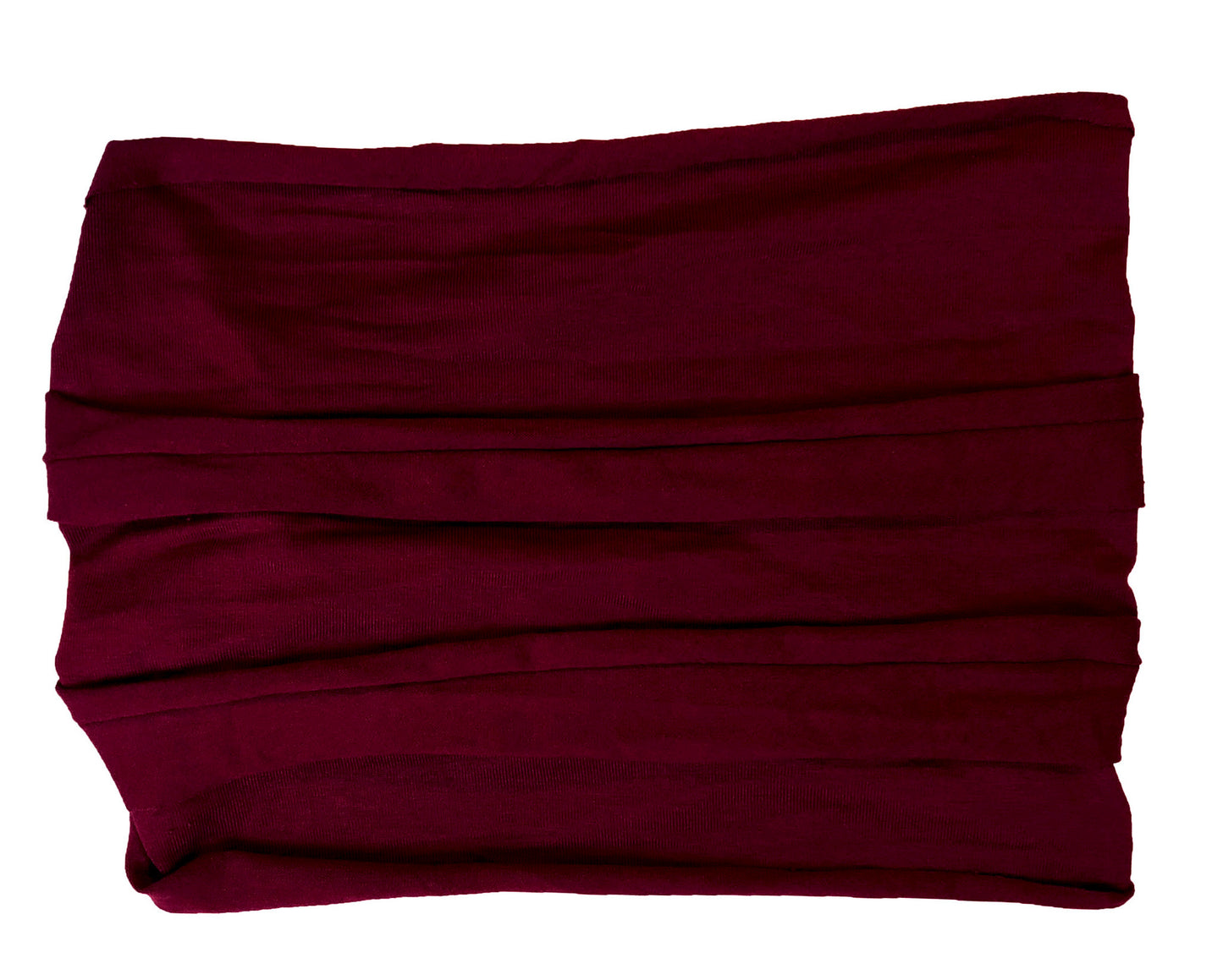 Burgundy red soft cotton turban headband