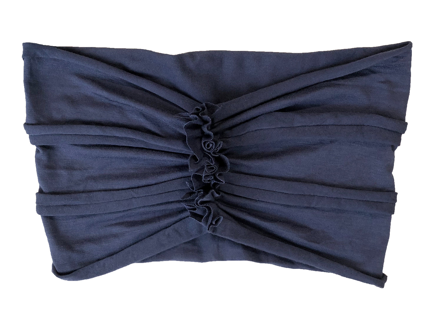 Periwinkle blue cotton turban headband