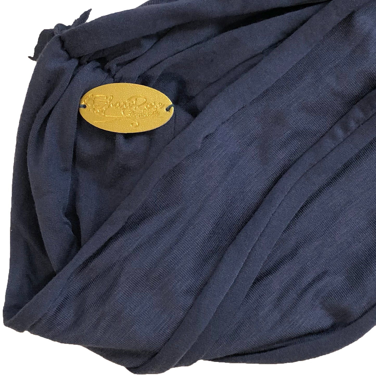 Periwinkle blue cotton turban headband