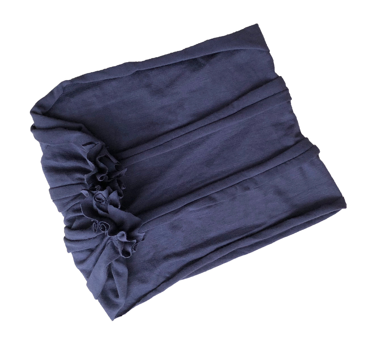 Periwinkle blue cotton turban headband