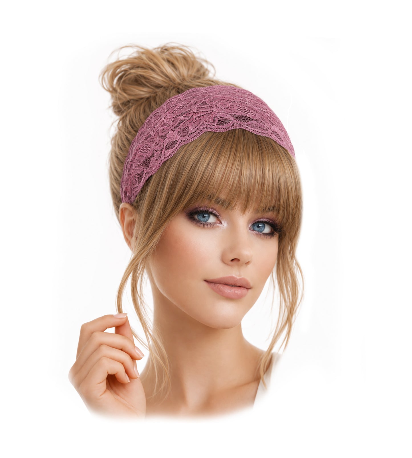 Sandy Blonde 100% Human Hair Clip-In Bangs