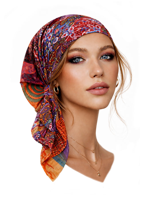 Summer non slip headscarf soft cotton