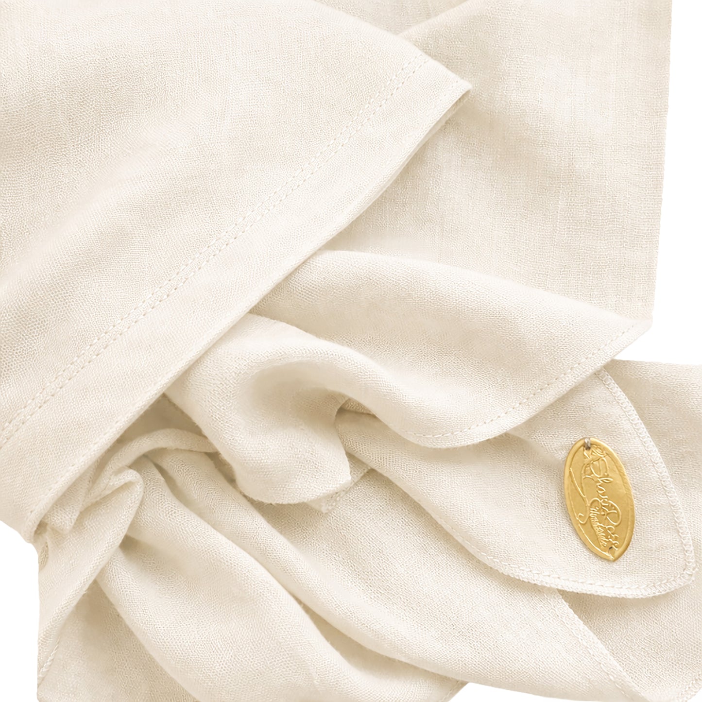 Ivory white non slip headscarf