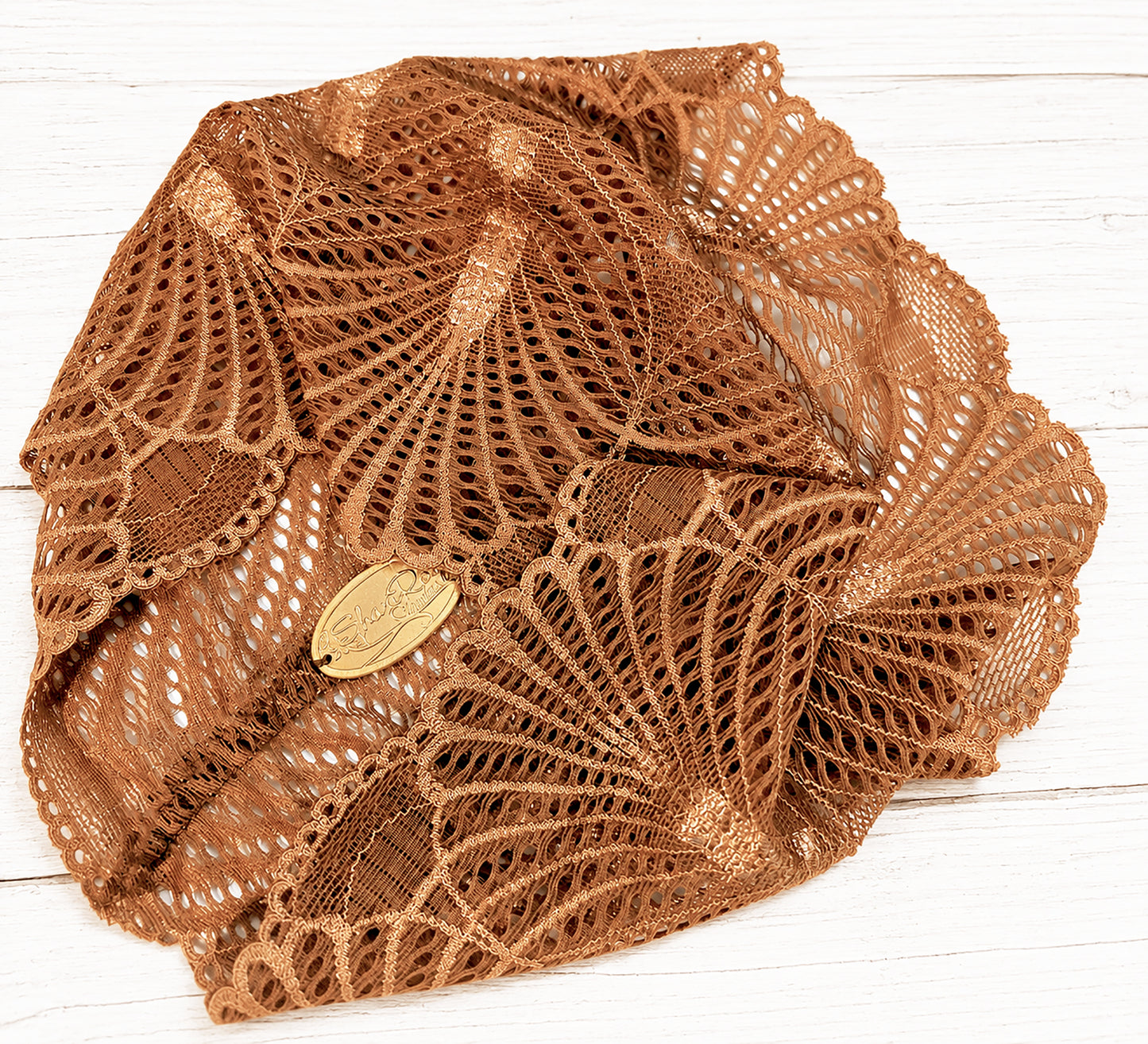 Light Brown Boho Lace Headband