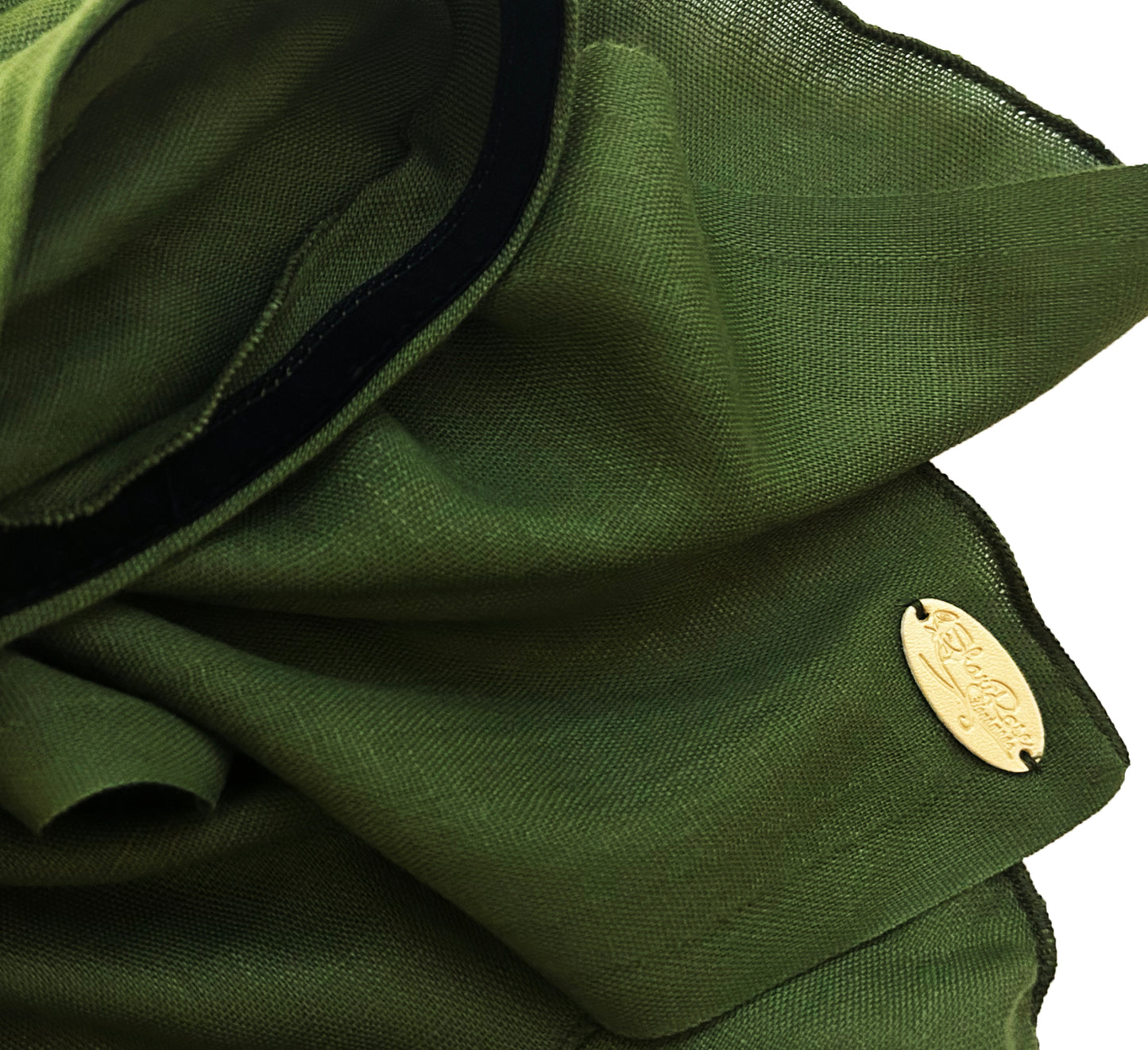 Juniper green non slip headscarf