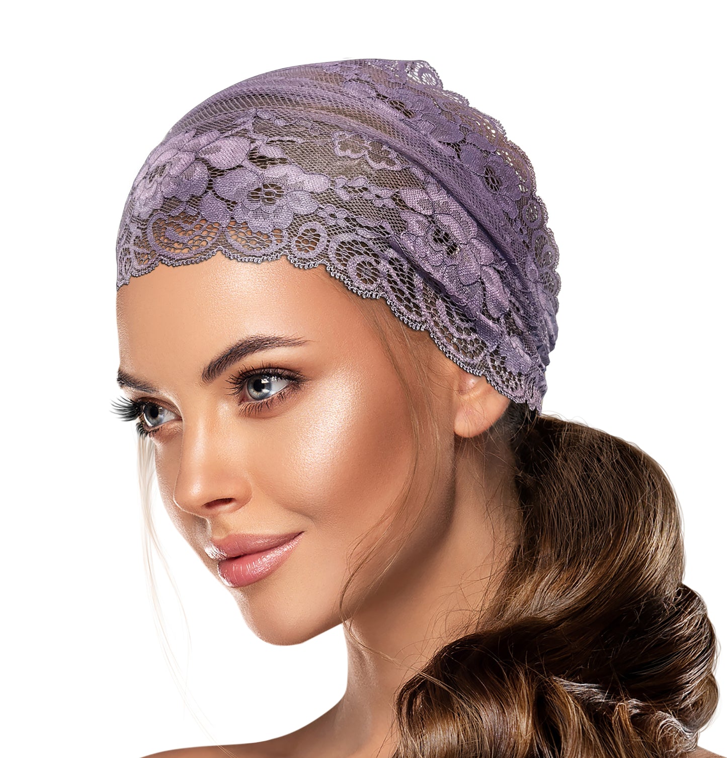 Lavender lace vintage floral