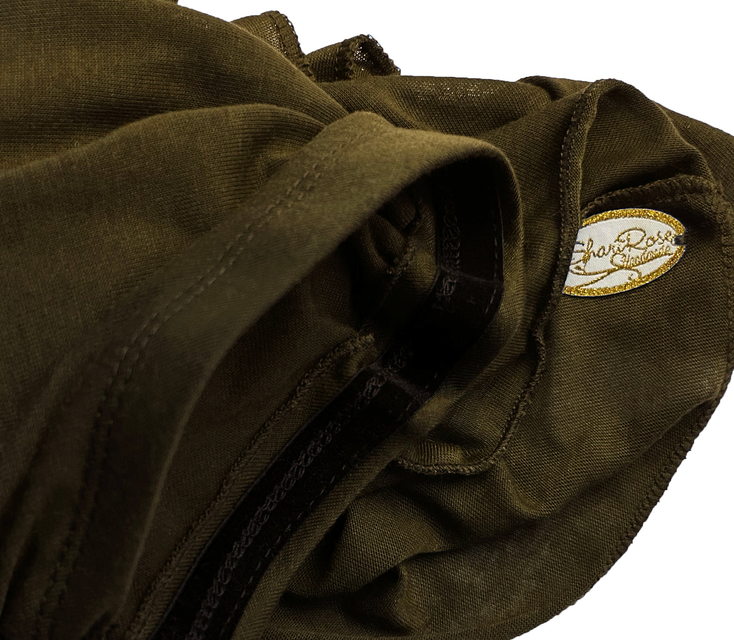 Olive green soft cotton non slip headscarf
