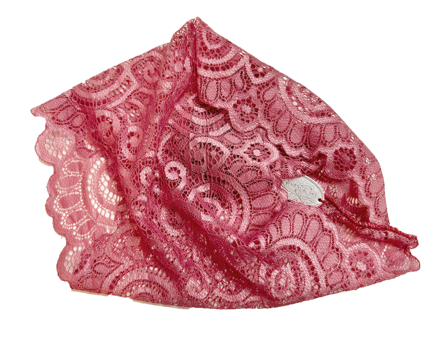 Pink Swirl Lace Headband