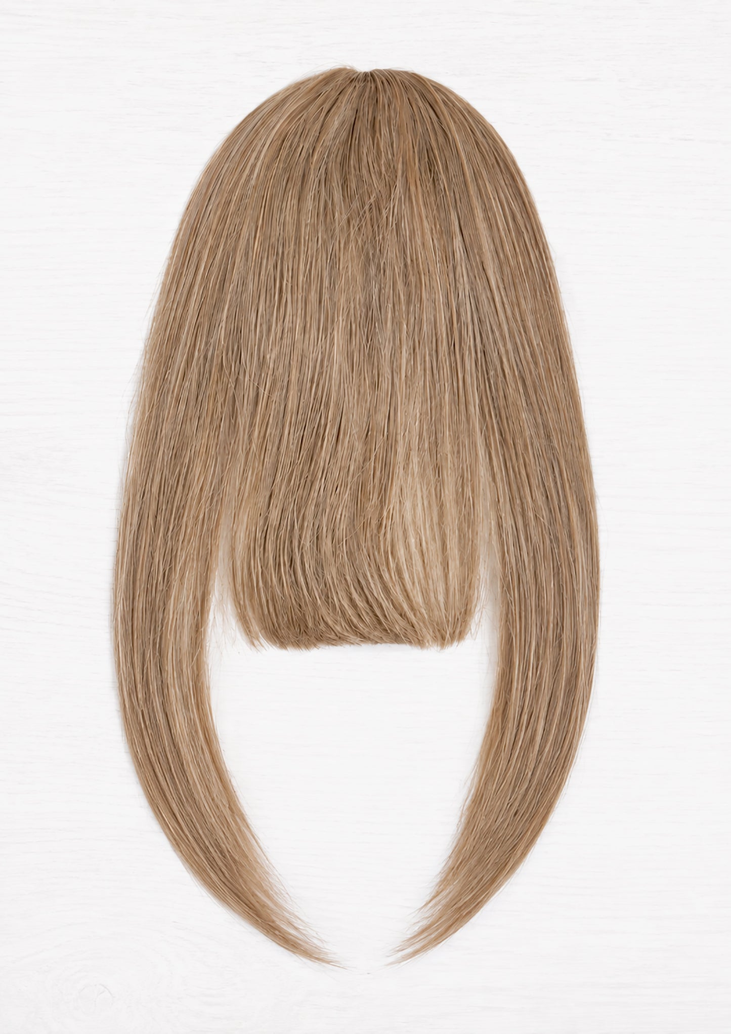 Sandy Blonde 100% Human Hair Clip-In Bangs