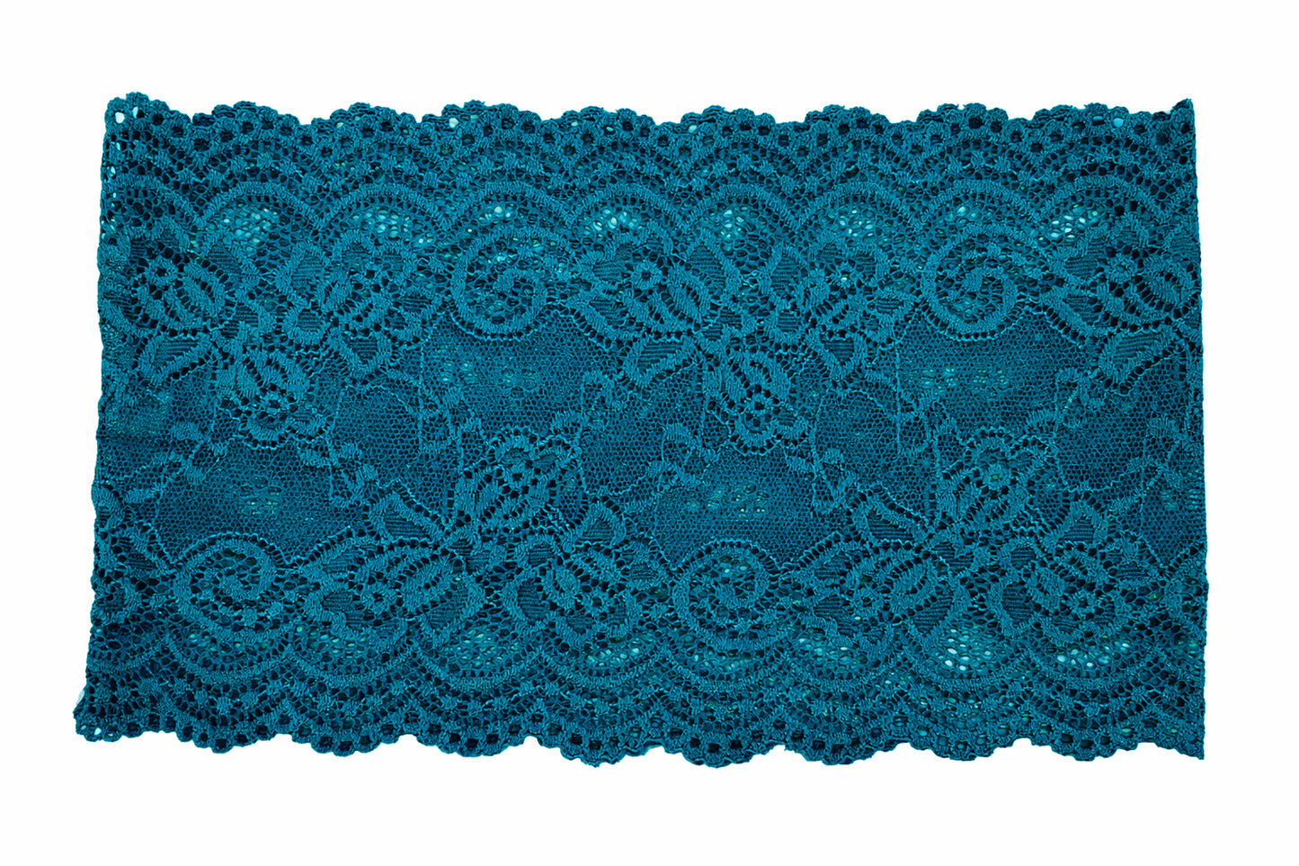Teal turquoise lace headband