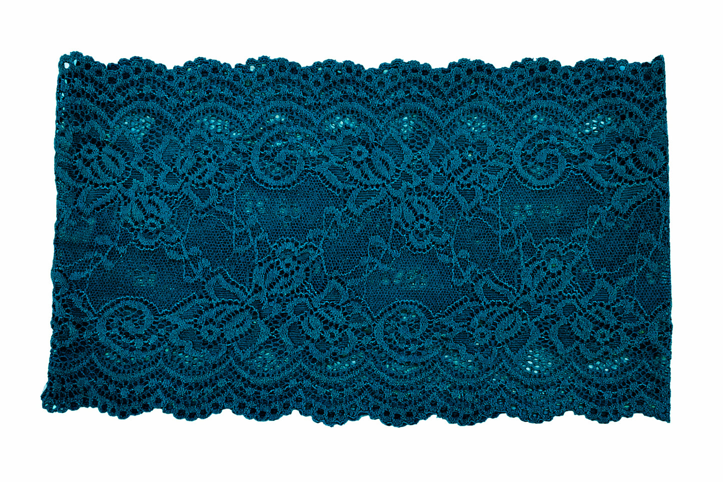 Teal turquoise lace headband