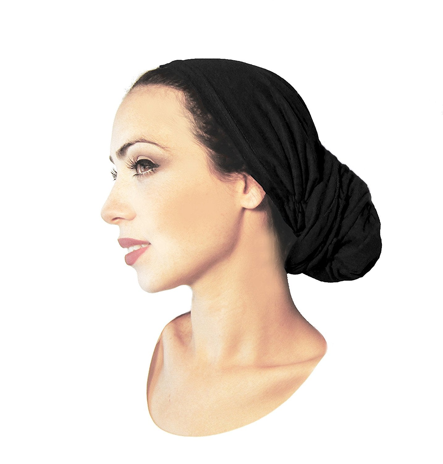 Create the perfect headscarf bun! (small black)