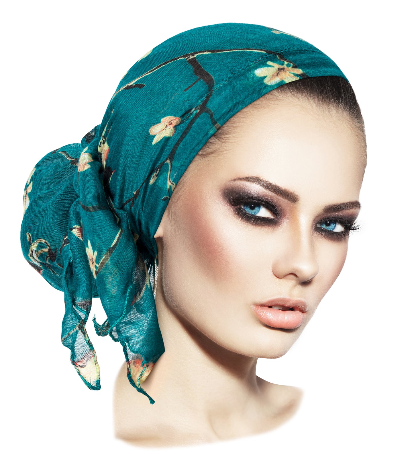 The perfect headscarf bun in seconds! (Small white)