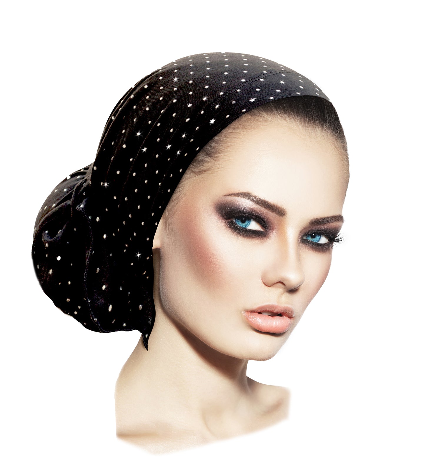 The perfect bun in seconds for your headscarf! (Large white)