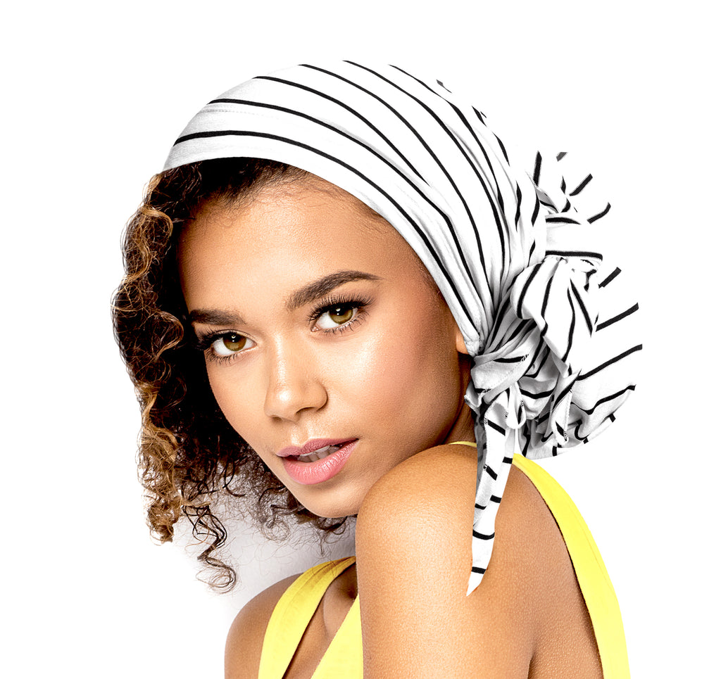 The perfect bun in seconds for your headscarf! (Large white)